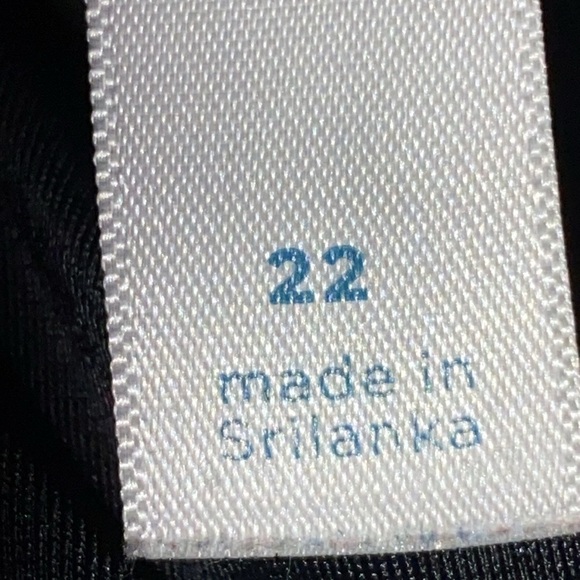 SWIM BY CACIQUE WO SIZE 22 BLACK ONE PIECE SWIMSUIT ADJ STRAPS MESH LOOK OVERLAY - Picture 3 of 15